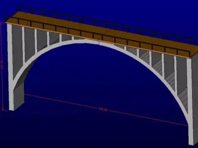 H0 bridge  3D print model