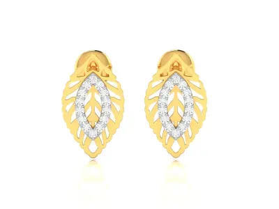 Women Earring 3D print model 2