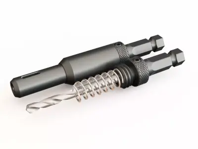Drill bit 01 3D model
