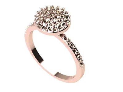 rings modular design or two parts that separated and reattached 3D print model