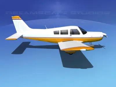 Piper PA-28 V03 3D model