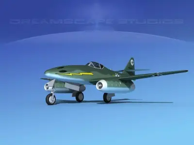 Messerschmitt ME-262A1 Swallow V08 3D model