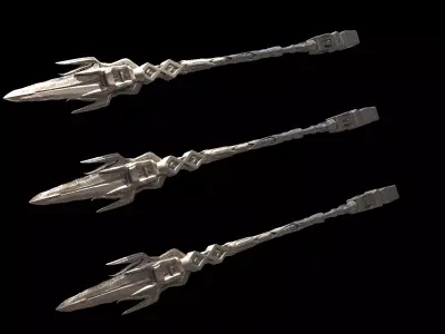 Alien lancer spear 3D model