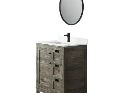 OVE Maribelle 30 Weathered Brown Vanity 3D model