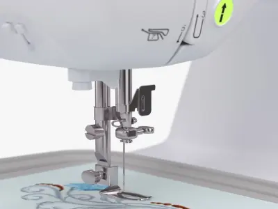 Brother PE800 Embroidery Machine 3D model