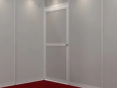 Octanorm Stall Setup 3D model