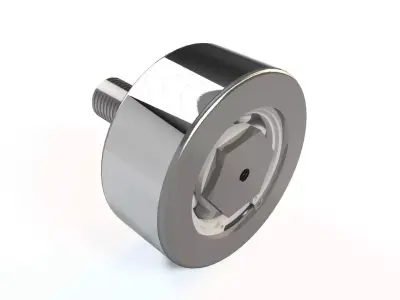 BEARING WHEEL Low-poly 3D model