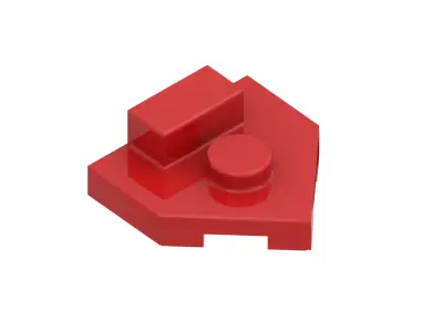 TwindBricks3D - 49 Bricks Plate Wedge  collection 3D print model