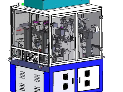 Lens assembly machine 3D model