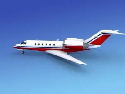 Cessna Citation X V11 3D model