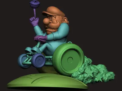 Mario Kart 3D Model 3D print model