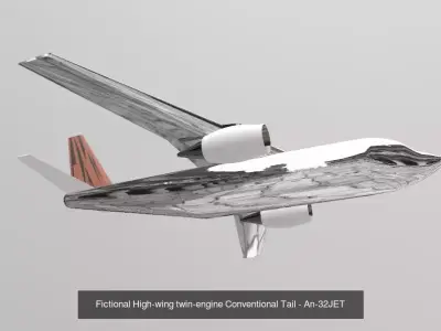 IP-Free Soviet Jetliner Pack Mesh and NURBS CAD included