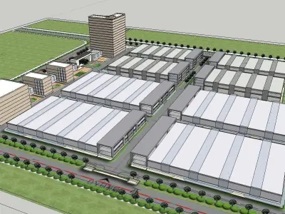 vacation spot-Resort-Fashion Leisure Hotel-0188 3D model