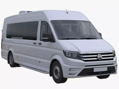 VW Crafter50 2Gen L5H3 MiniBus  3D model