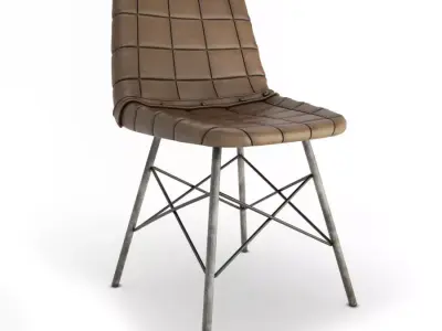 Vintage Chair Doris Square Segarra 3D model