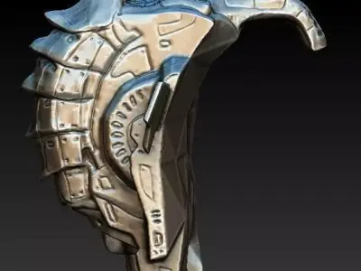 Predator back pack 3D model