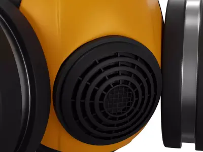 gas mask 3D model buy