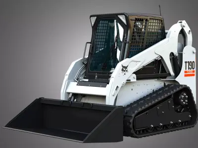 T190 Compact Track Loader - Bucket 3D model