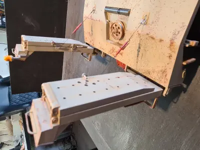 Faun SLT-56 Tank Transporter Trailer 3D model