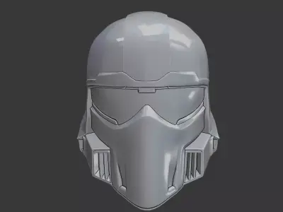 B 01 Tactical Helmet Modern Military 3D Printable  3D print model