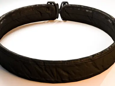  Tactical belt with metal quick release buckle 3D model