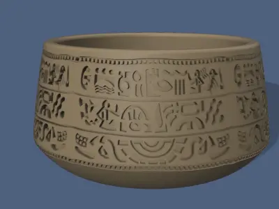 Antique Style 3D Vase Model for Indoor and Outdoor Use 3D print model buy