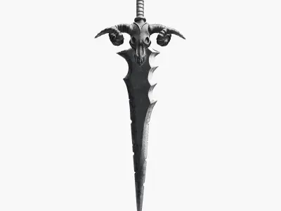 Ancient Battle Sword 3D model purchase