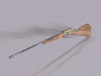 Winchester rifle 3D model