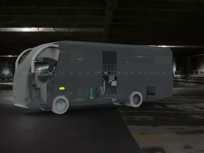 Concept bus 3D model purchase