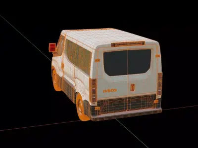 Iveco Daily Passenger Van 3D model
