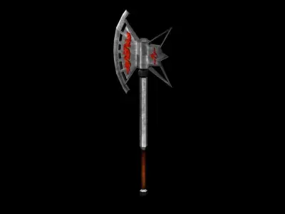 Fire Melee Collection Low-poly 3D model
