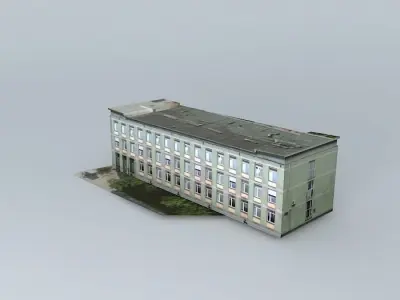 College Gawęckiego Free 3D model