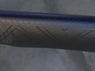 Knife weapon Low-poly 3D model