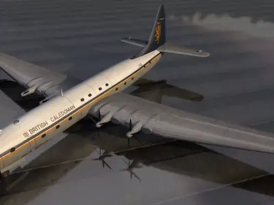 Bristol Type 167 Brabazon 3D model