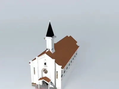 Queen of the Apostles parish Free 3D model