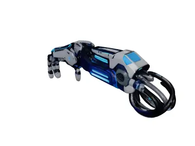 Futuristic Cybernetic Arm 3D model
