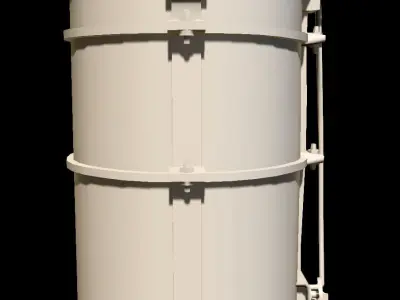 Steam Machine Low-poly 3D model