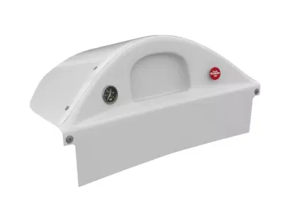 Racepak Dragster fiber dash Low-poly 3D model