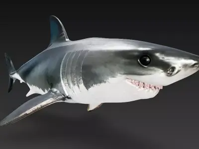 Shark 3D Model - Simple 3D model