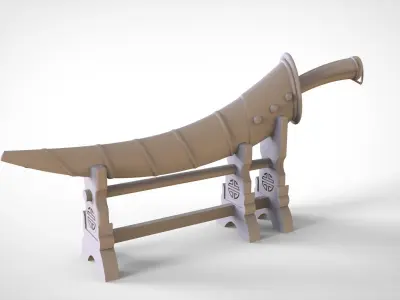 Handicraft knife 3D model