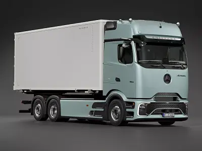 2025 Mercedes-Benz Actros L GigaSpace Box Truck 3D model