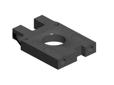 Replacement part IF405B Center Diff Mount for Kyosho 3D print model