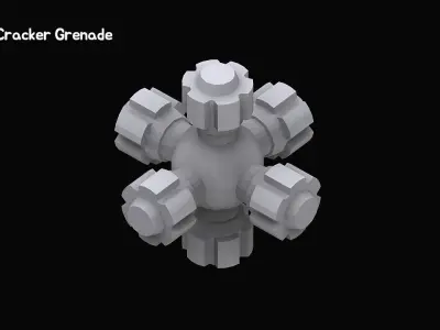 Gundam Zeon Rockets and Bombs 3D model