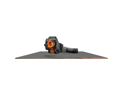 Futuristic Railgun 3D Model 3D model