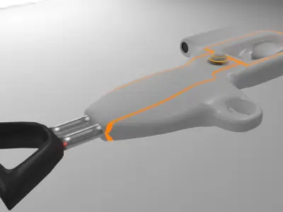 Plasma Rifle Free low-poly 3D model