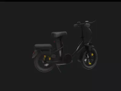 Urban Bicycle 3D Model Game Ready 3D model