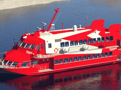Hydro foil 929 3D model