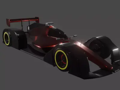F1 Car Concept Free 3D model