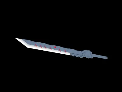 Cyber Sword 3D model