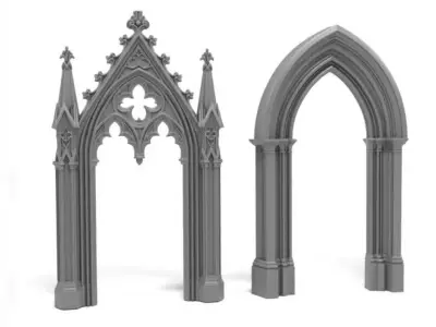Gothic arches 3D print model